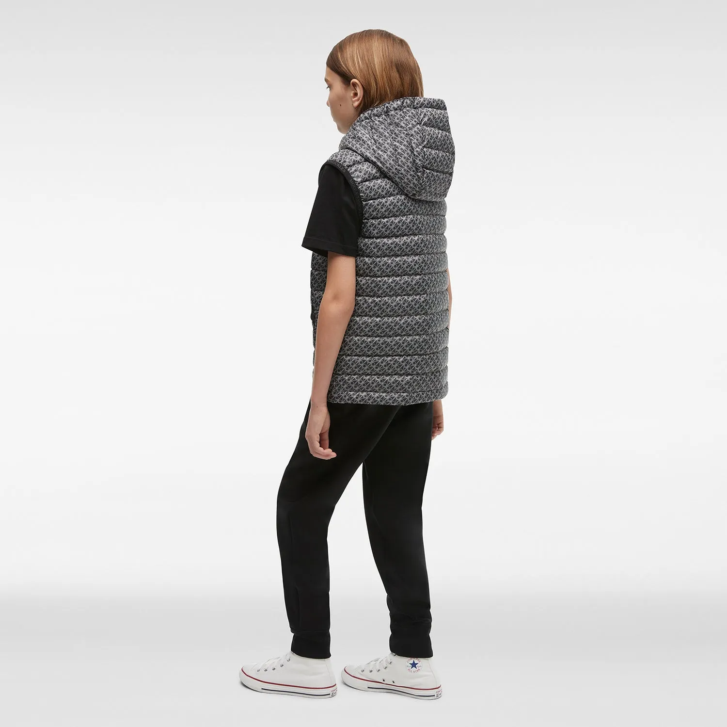 Air Down Vest - Grey Print