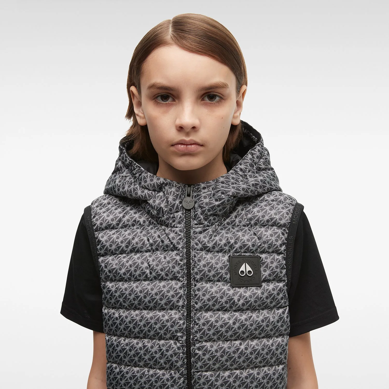 Air Down Vest - Grey Print