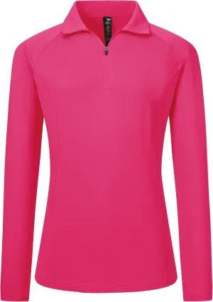 AIRIKE Golf Polo Shirts for Women Long Sleeve Colourful Quick-Dry Workwear & Activewear-Womens Athletic Apparel