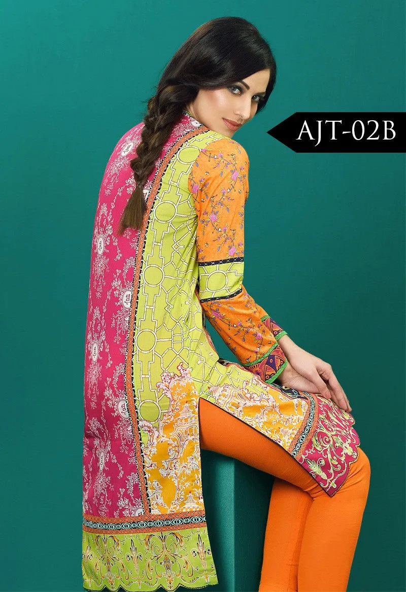 Asim Jofa Lawn Tunics Collection - AJT-2B