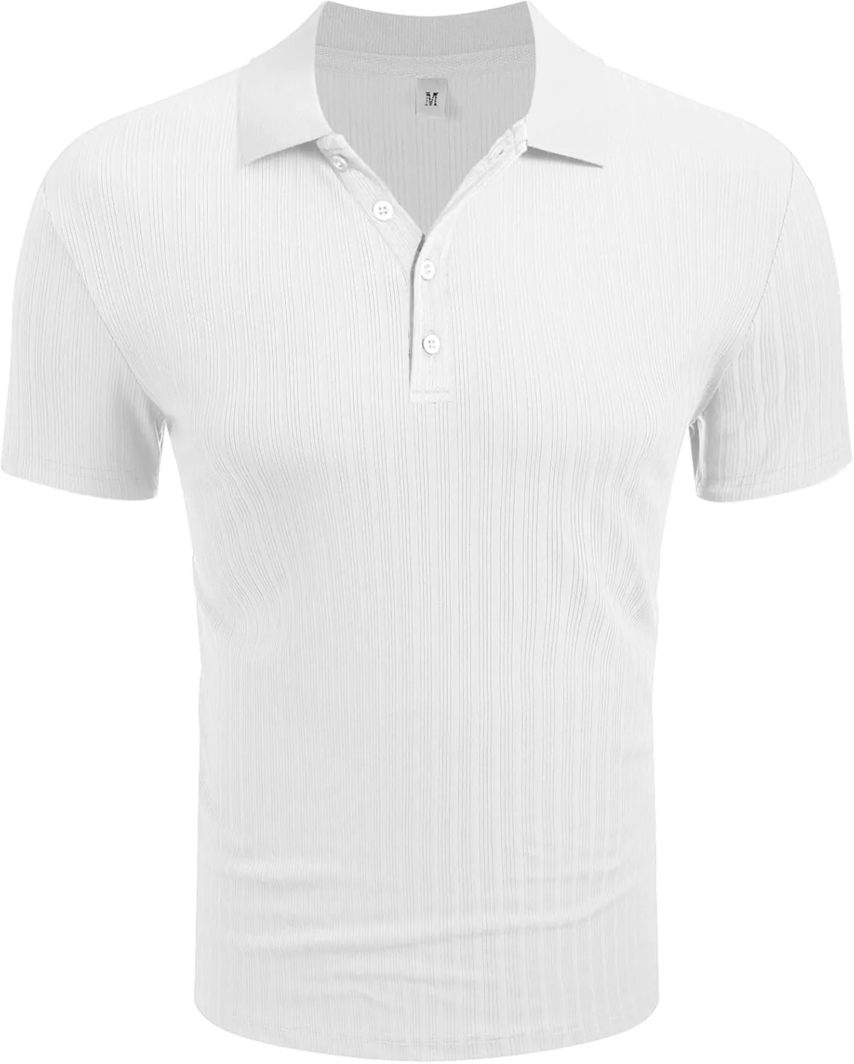 Askdeer Men's Polo Shirts Long/Short Sleeve Slim Fit Casual Shirts Classic Stretch Polo T Shirt Golf Shirts