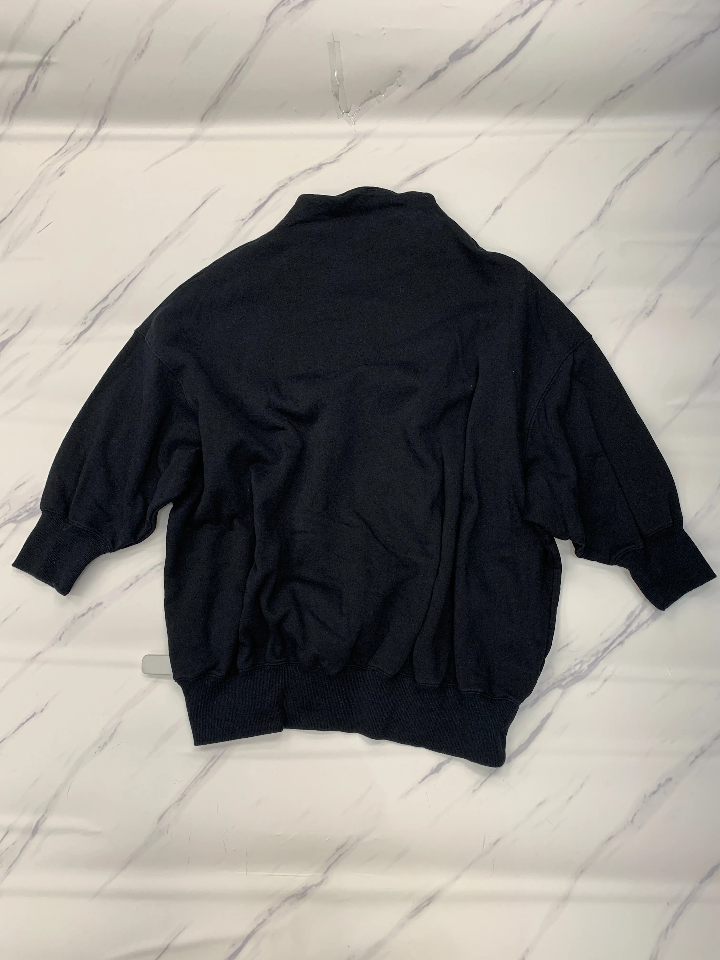 Athletic Sweatshirt Crewneck By Nike Apparel In Black, Size: M