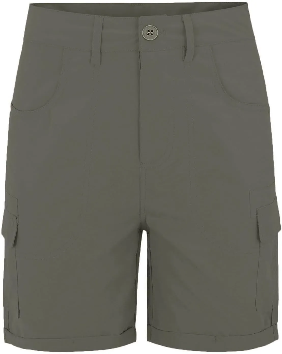 Bermuda Cargo Shorts for Women Knee Length Pockets High Waist Plus Size Shorts Summer Casual Loose Short Pants