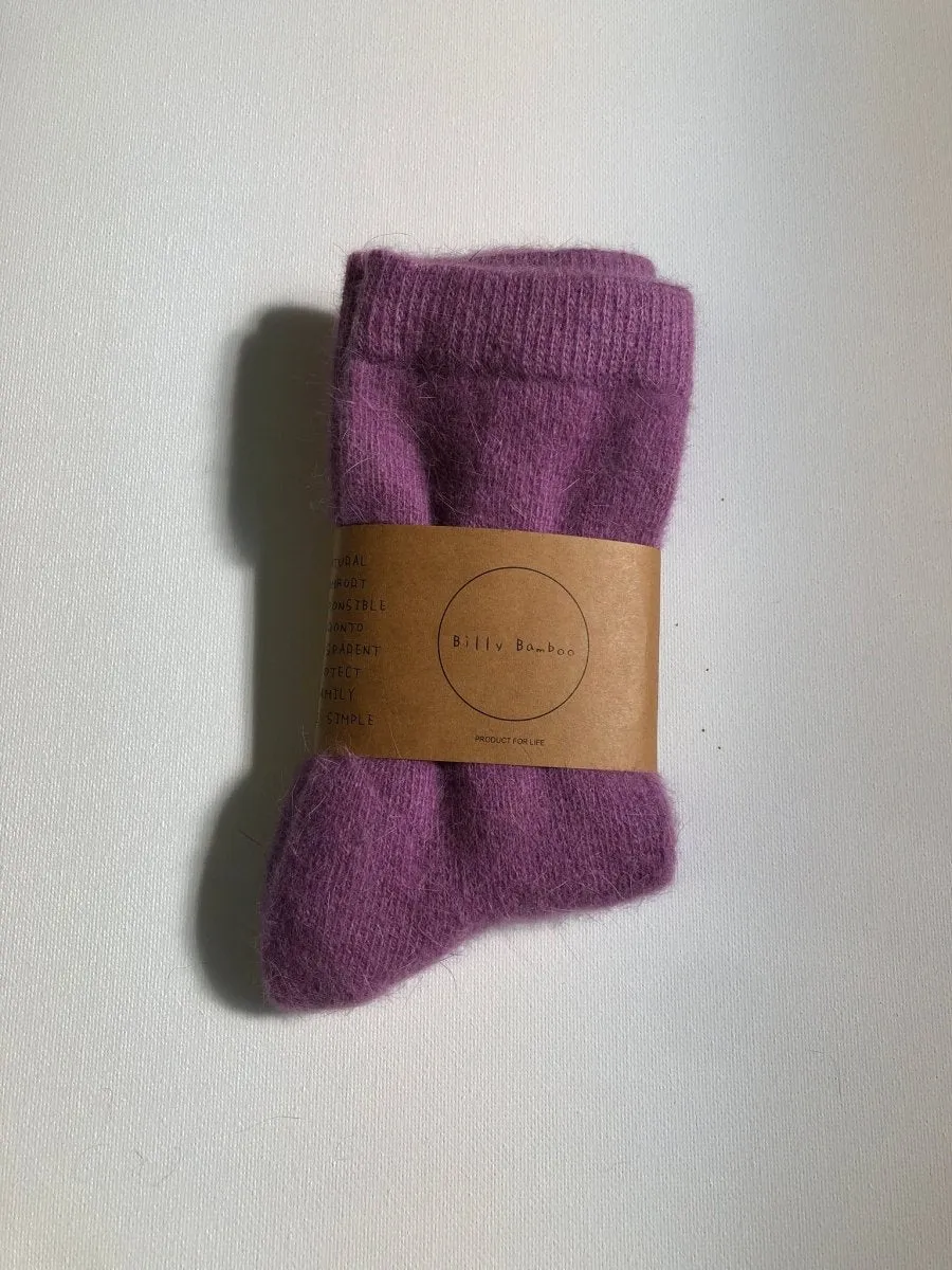 Billy Bamboo Angora Wool Socks (Many Colours)