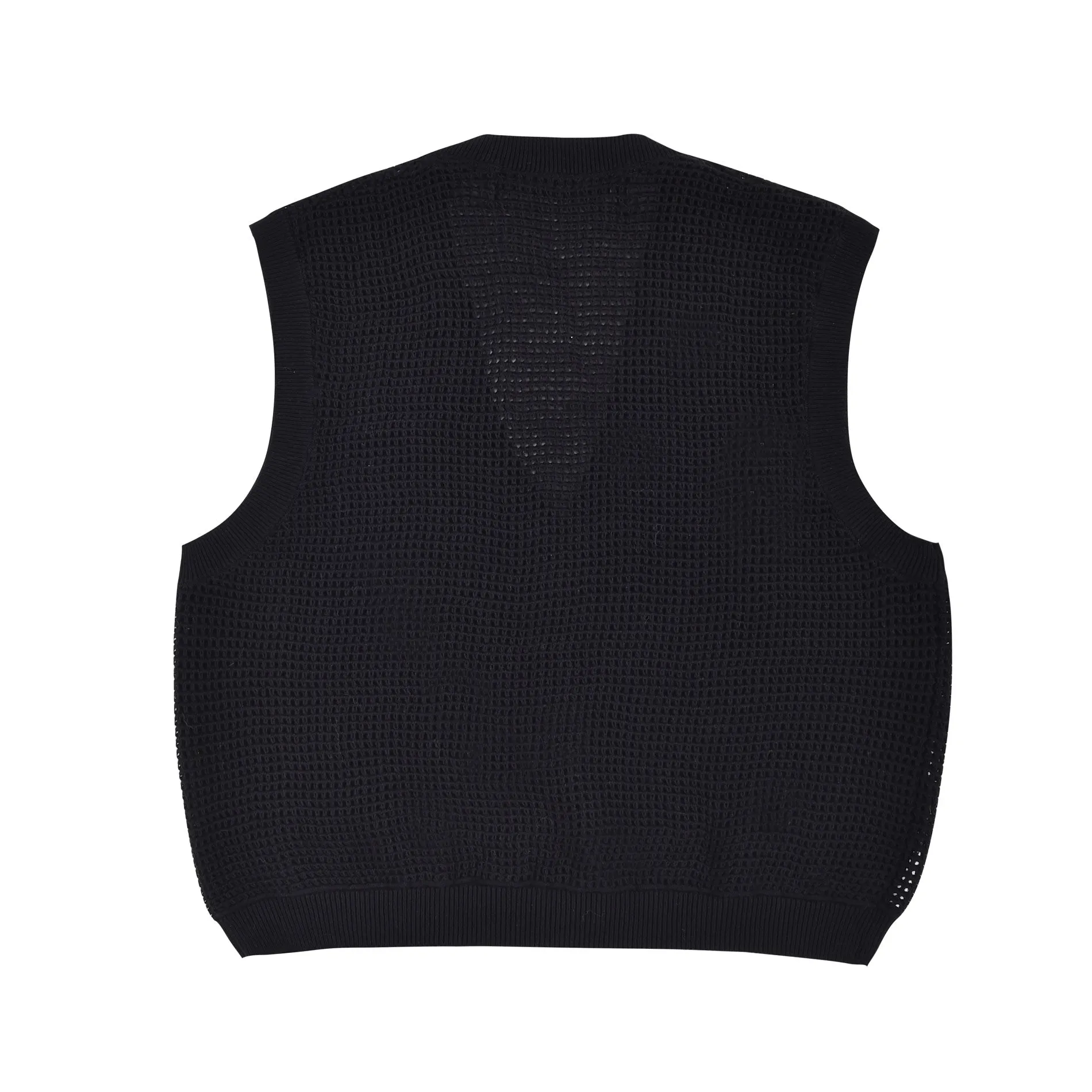 BLACK MESH VEST
