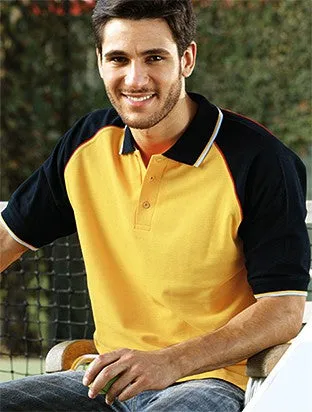 Bocini Adults Three Tone Polo-(CP0360)