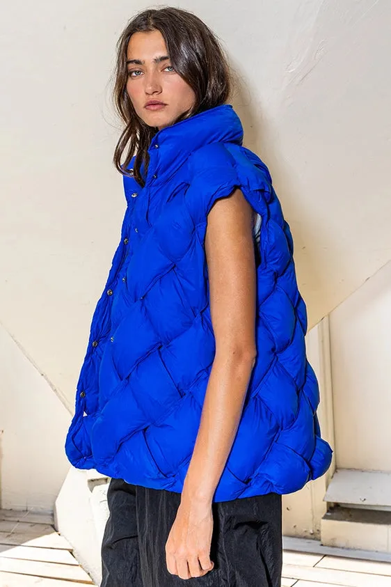 Bucketlist Button-Up Down Puffer Vest