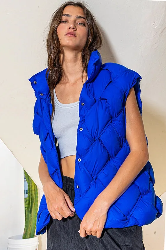 Bucketlist Button-Up Down Puffer Vest