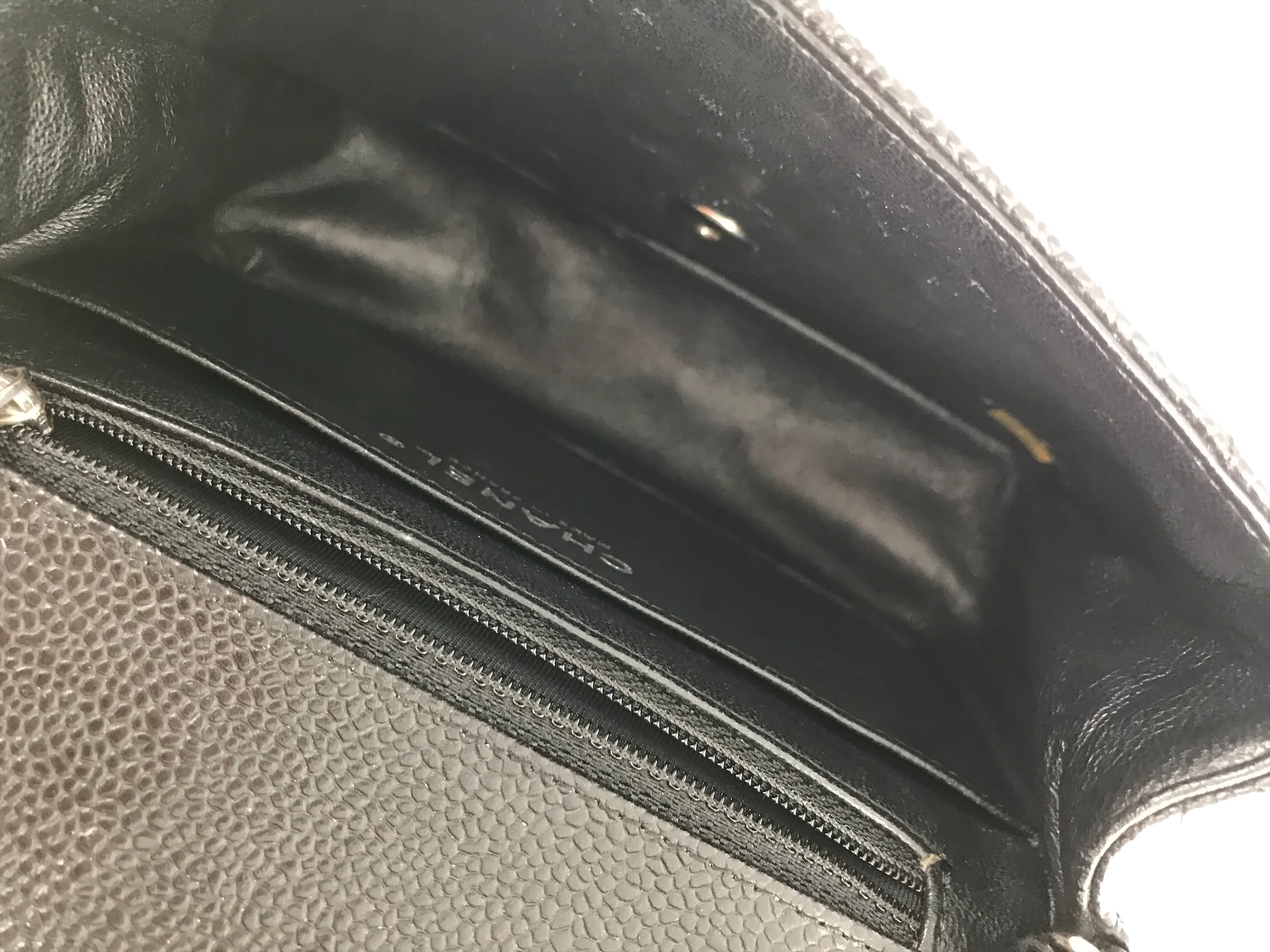 Chanel Caviar Leather Single Flap Mini Handbag