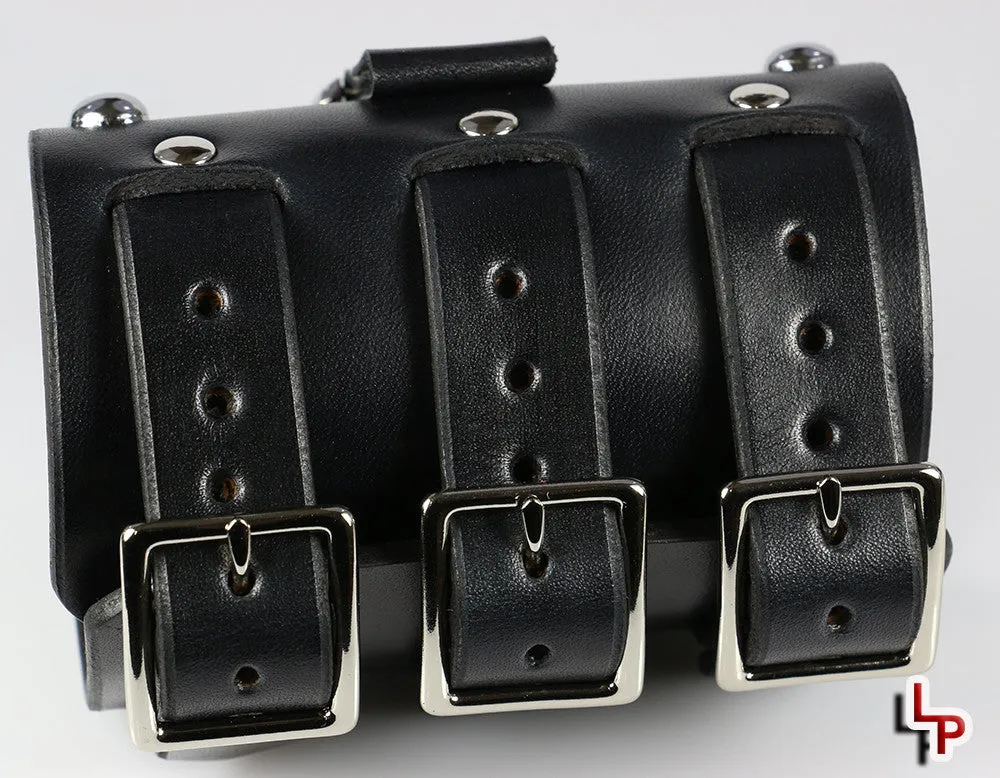 Dome Studded Watch Cuff, 4" Wide, With Timepiece