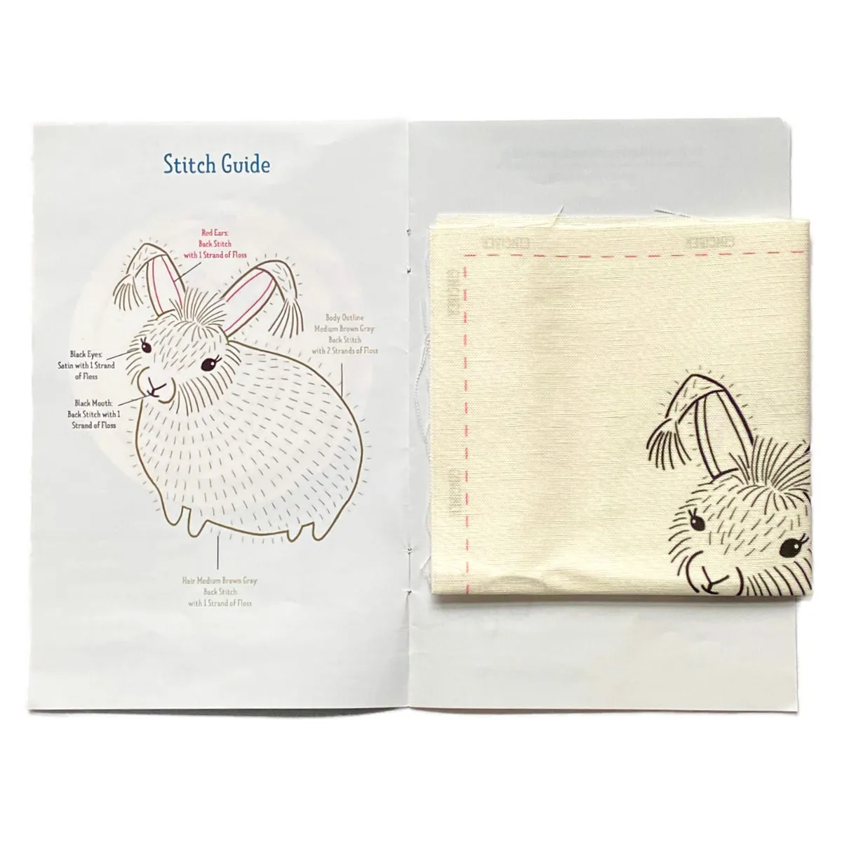 EMBROIDERY SAMPLER / ANGORA BUNNY