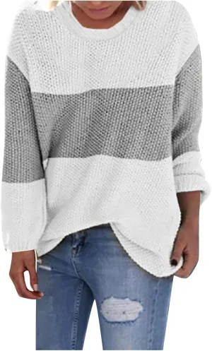 Fall Outfits for Women 2024 Fitting Casual Long Sleeved Half High Neck Half Zipper Solid Navy Bluee Cardigan for