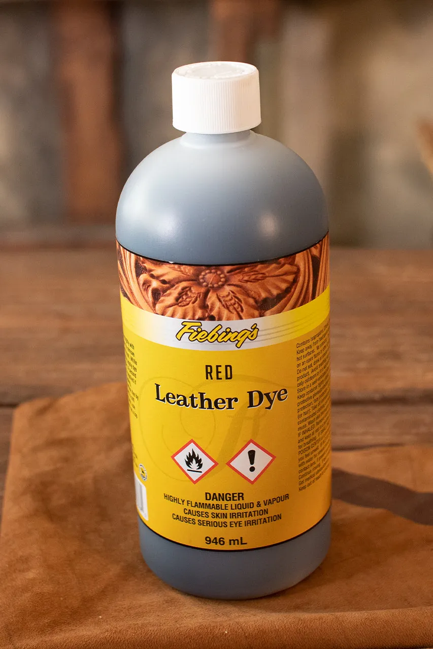 Fiebing's Leather Dye 946 ml. Red