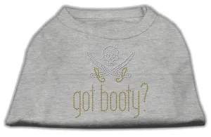 Got Booty? Rhinestone Shirts Grey S (10)