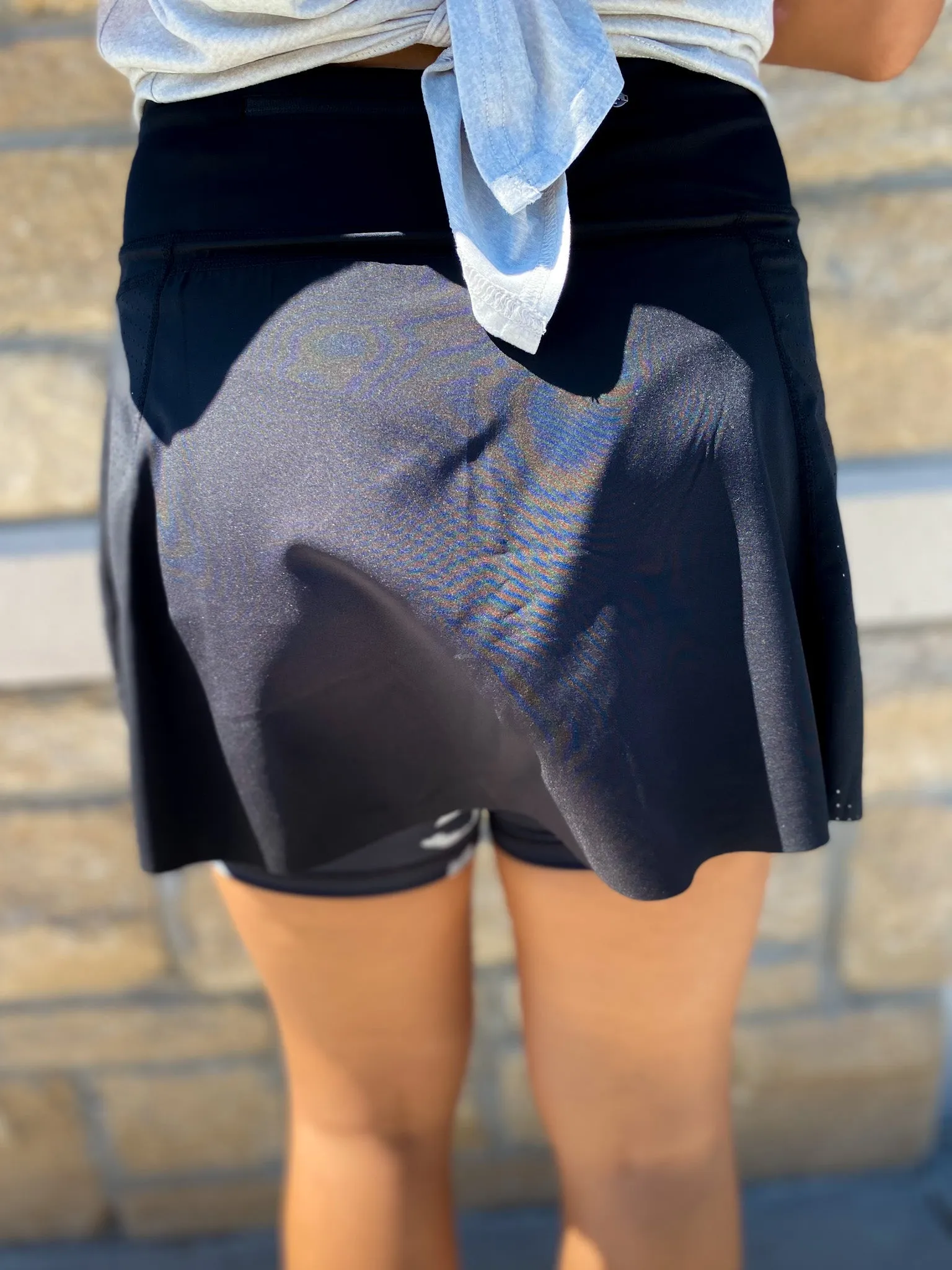 Jungle Perforated Skort