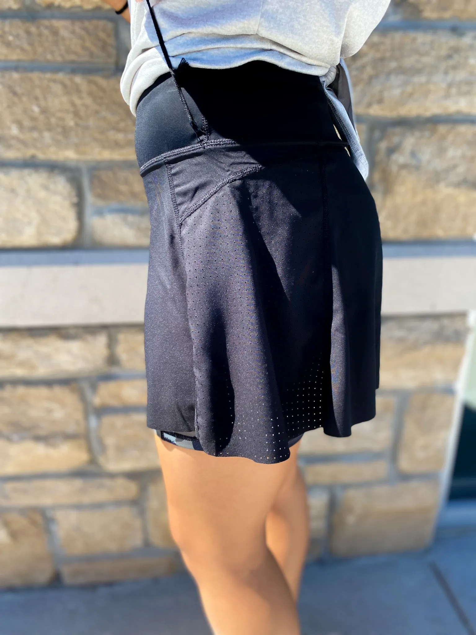 Jungle Perforated Skort