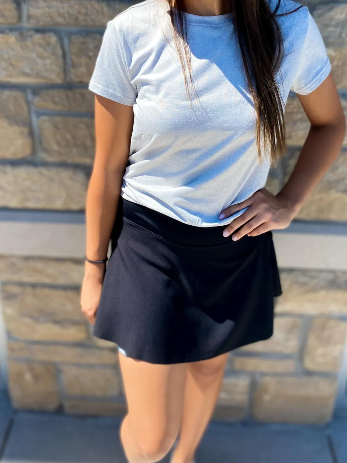 Jungle Perforated Skort