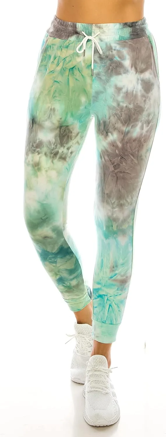 LA12ST Jogger Pants for Women Womens Sweatpants Drawstring Pockets Soft Workout Yoga Lightweight Lounge Pants