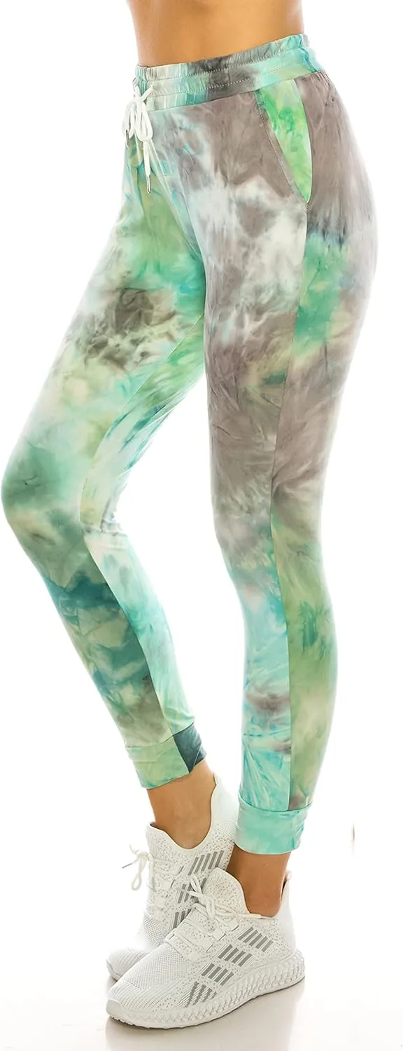 LA12ST Jogger Pants for Women Womens Sweatpants Drawstring Pockets Soft Workout Yoga Lightweight Lounge Pants