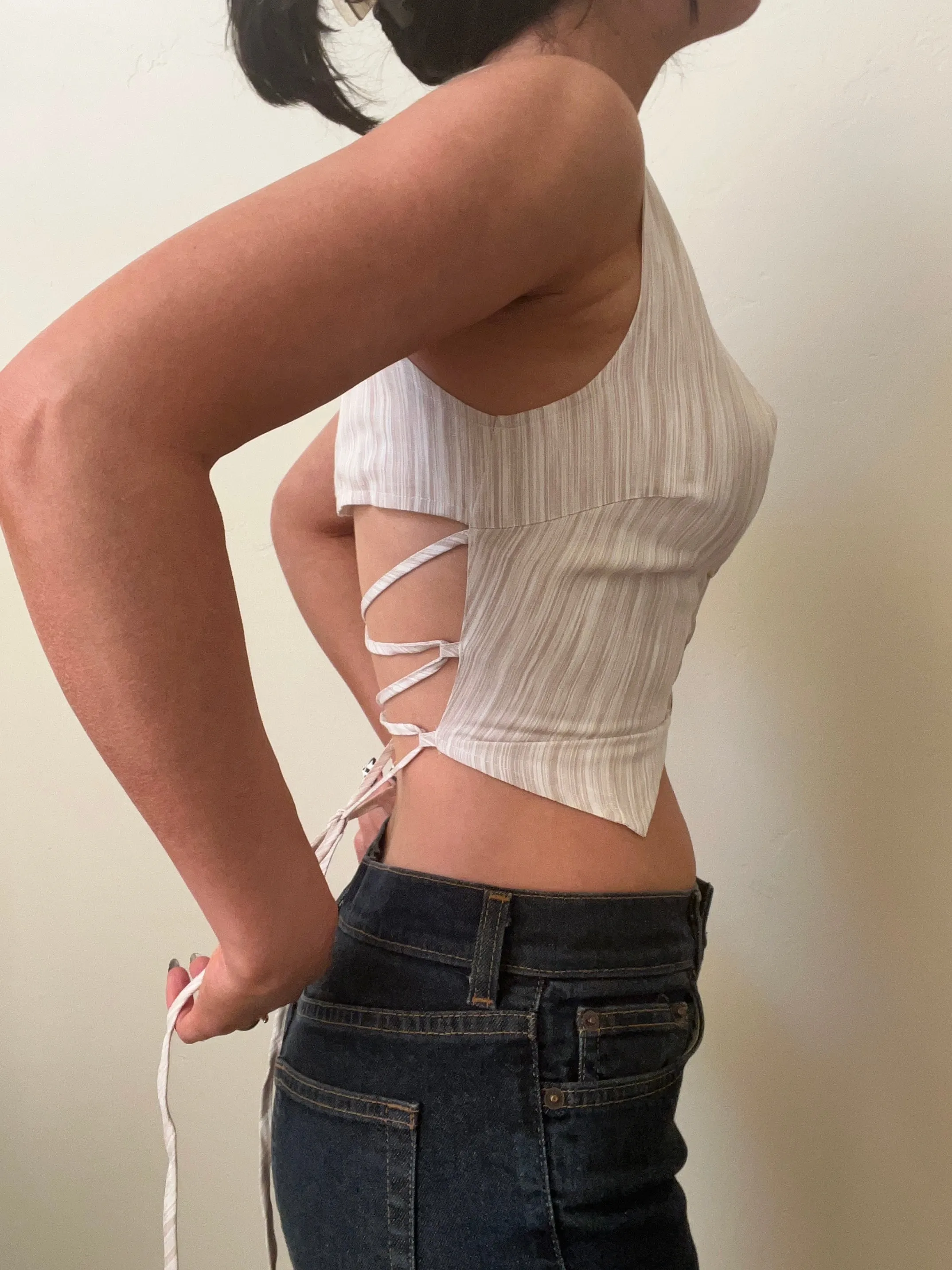 Lace Up Judy Top