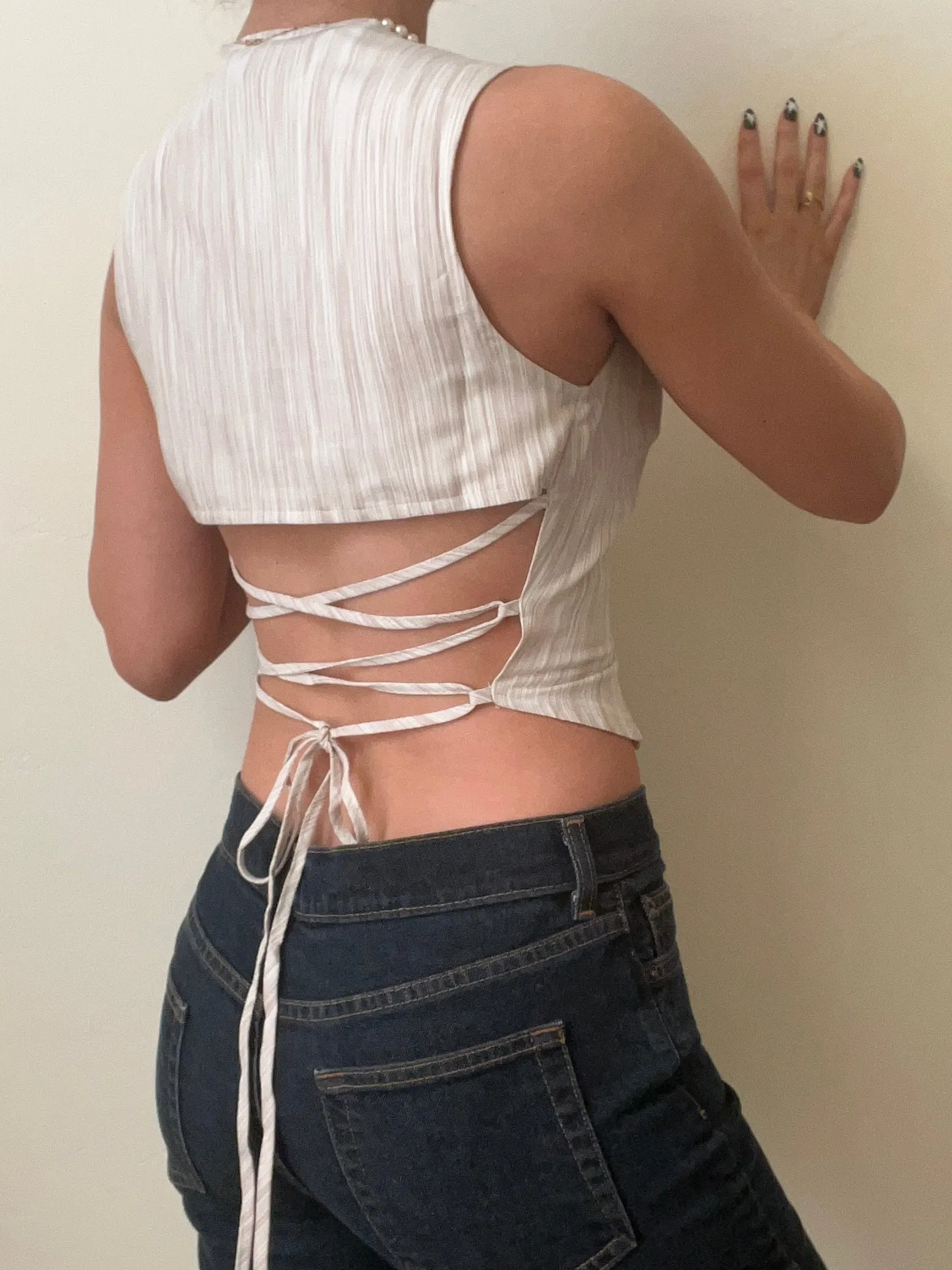 Lace Up Judy Top