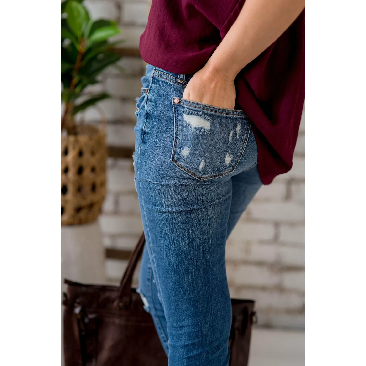 Laura Denim Capri