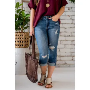 Laura Denim Capri