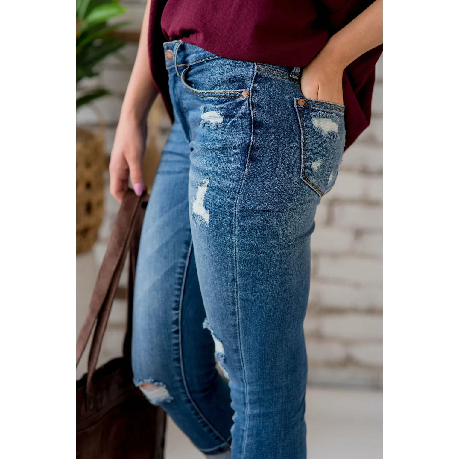 Laura Denim Capri