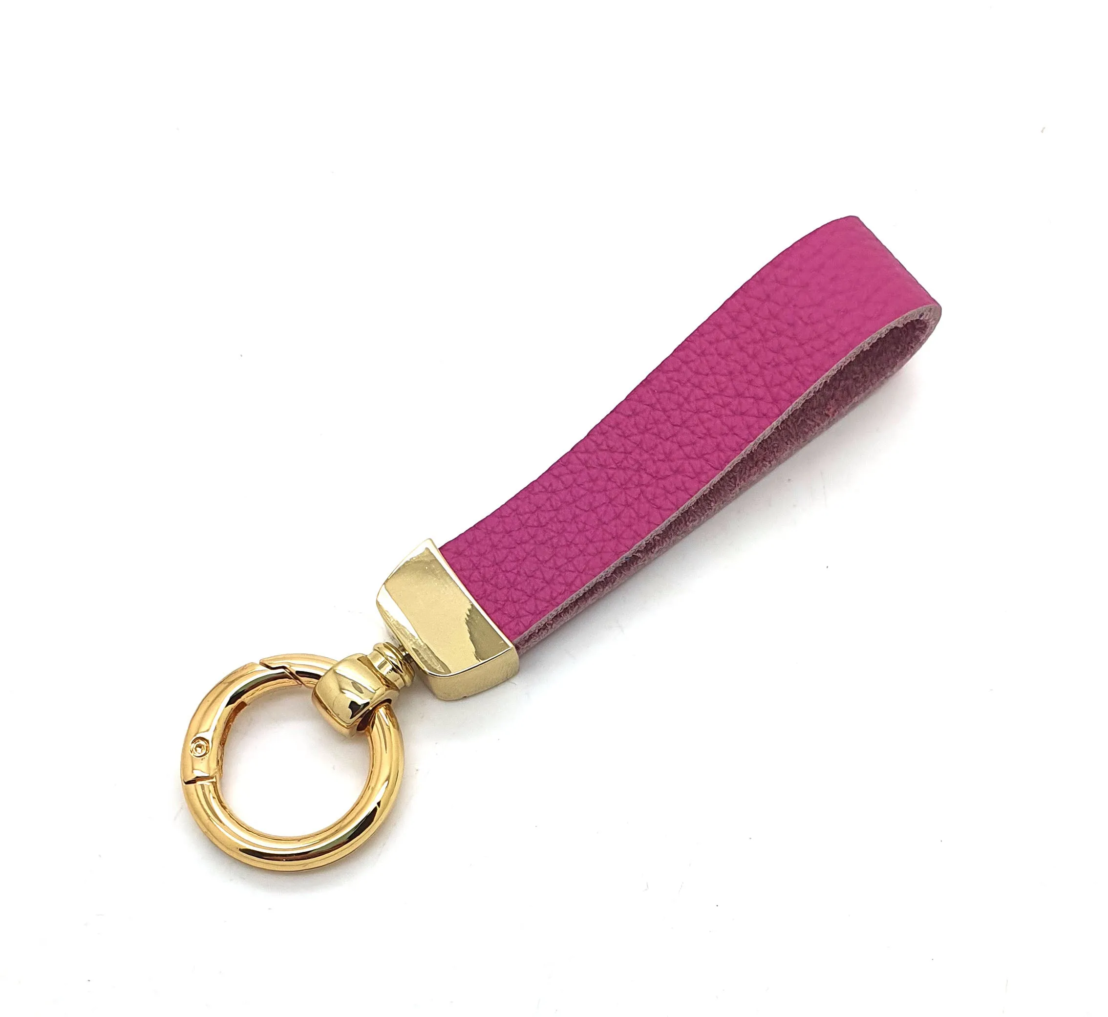 Leather KeyFob Keyring Handle
