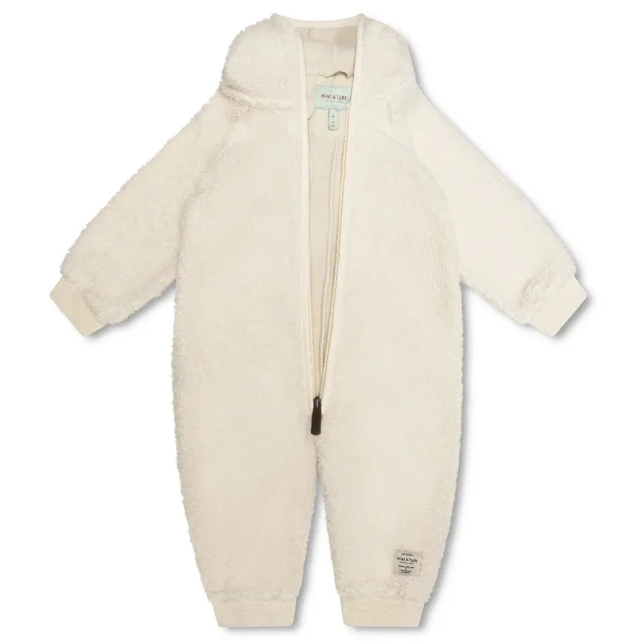 MATADEL Teddyfleece Jumpsuit - Angora Cream