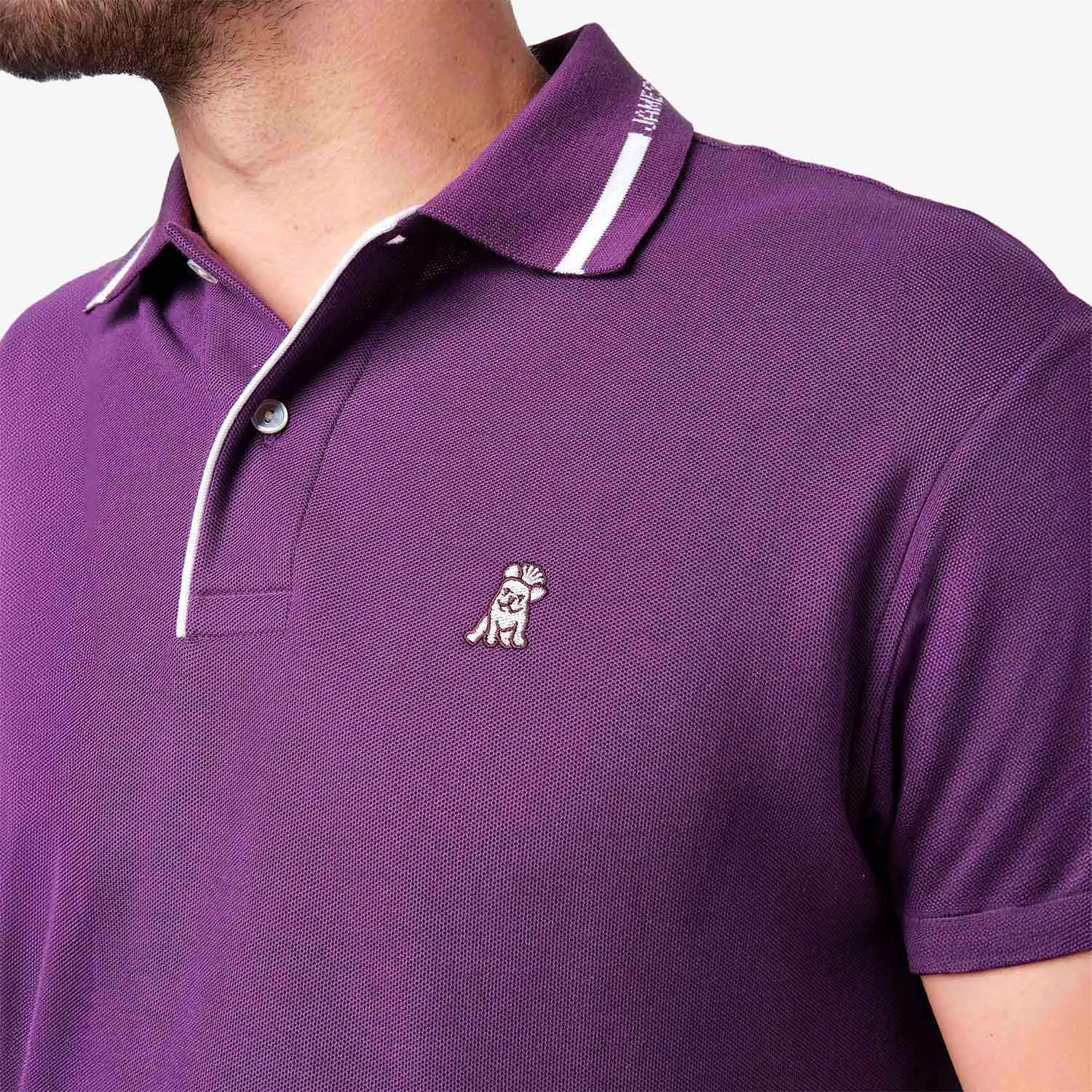 Men's Branded Collar Polo Shirt