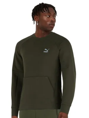 Men's Logo Printed Sweaters,Olive