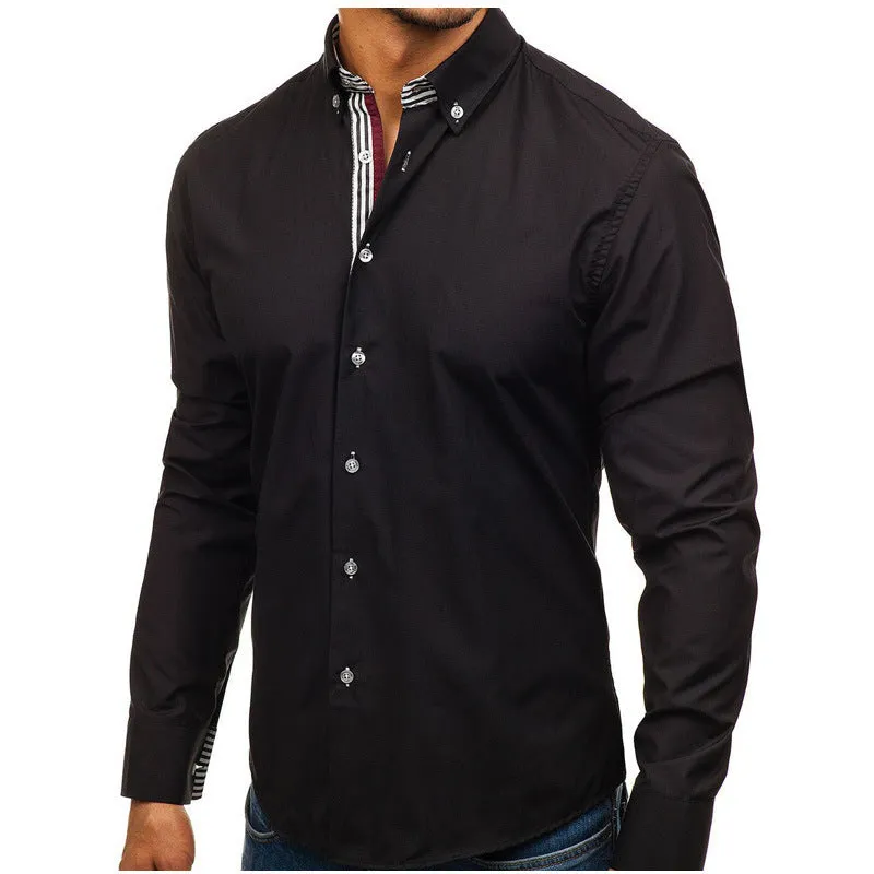 Men's Long-sleeved Shirt Fashion