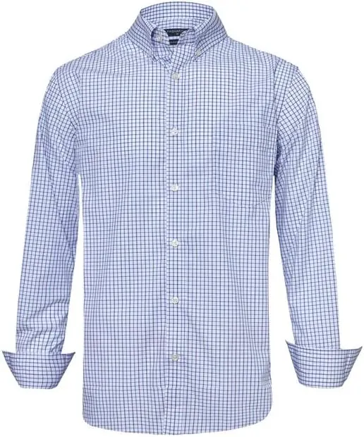 PASHARTUK Wrinkle Free Regular Fit Mens Button Down Shirts Long Sleeve Dress Shirts for Men