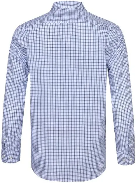 PASHARTUK Wrinkle Free Regular Fit Mens Button Down Shirts Long Sleeve Dress Shirts for Men