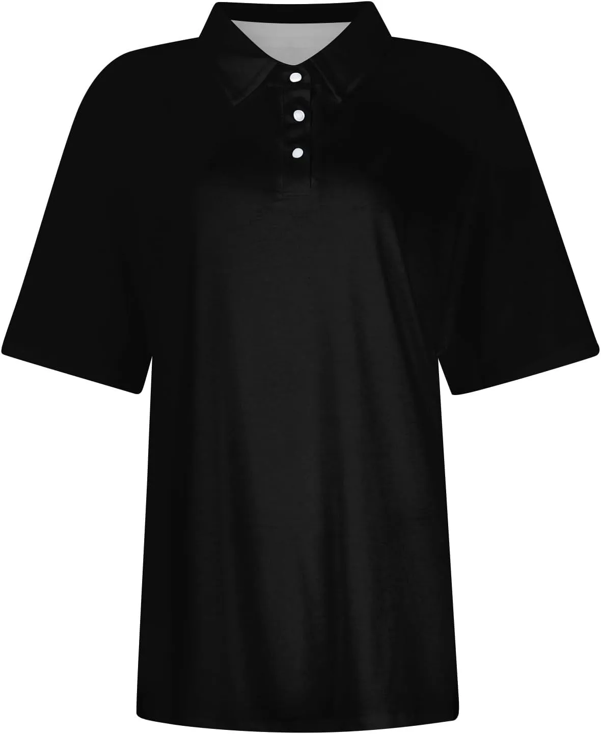 Polo Shirts for Women,2024 Summer Trendy American Flag Print 4Th of July Tops,Button V Neck Short Sleeve T-Shirts