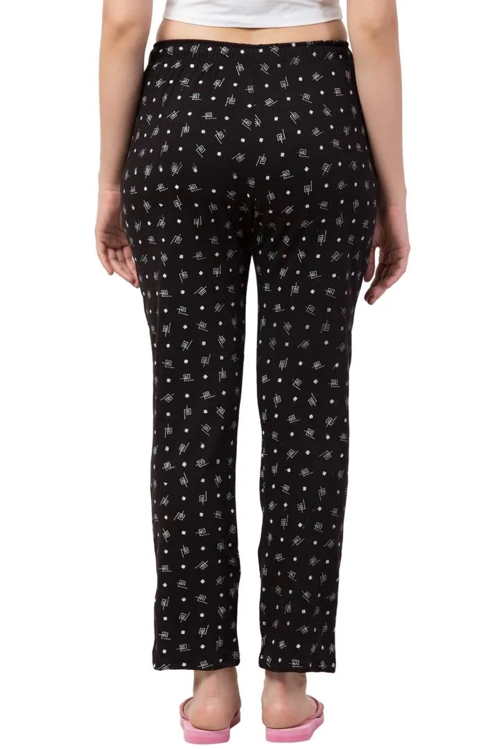Printed Cotton Trousers For Women's and Girl's