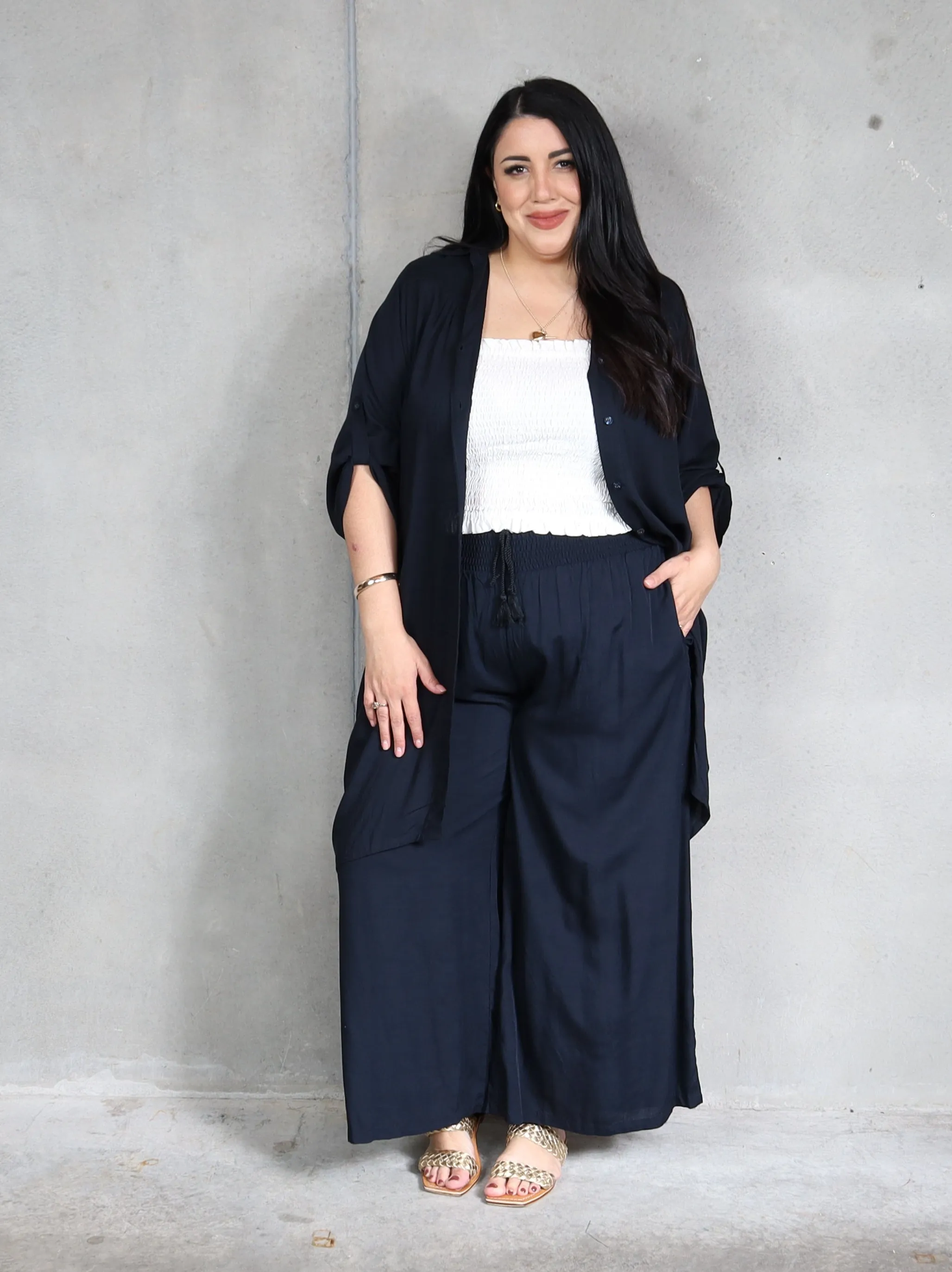 Resort Pant -Navy