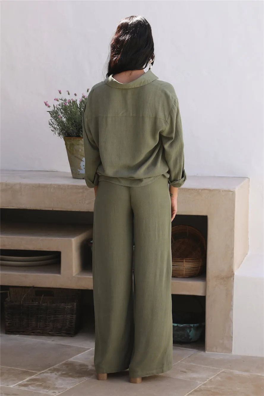 SEVEN WONDERS Kym Pants Khaki
