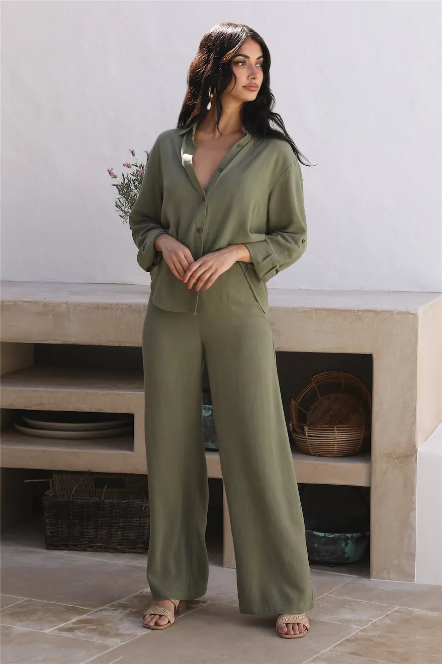 SEVEN WONDERS Kym Pants Khaki