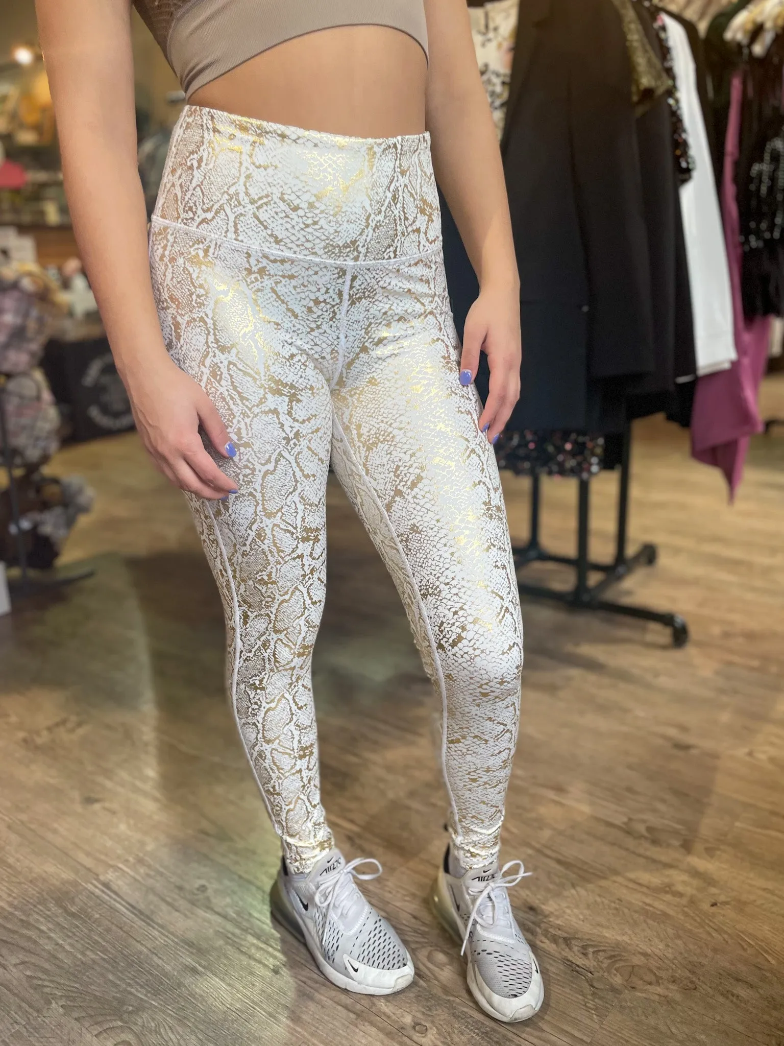 Snake Print Highwaist Leggings