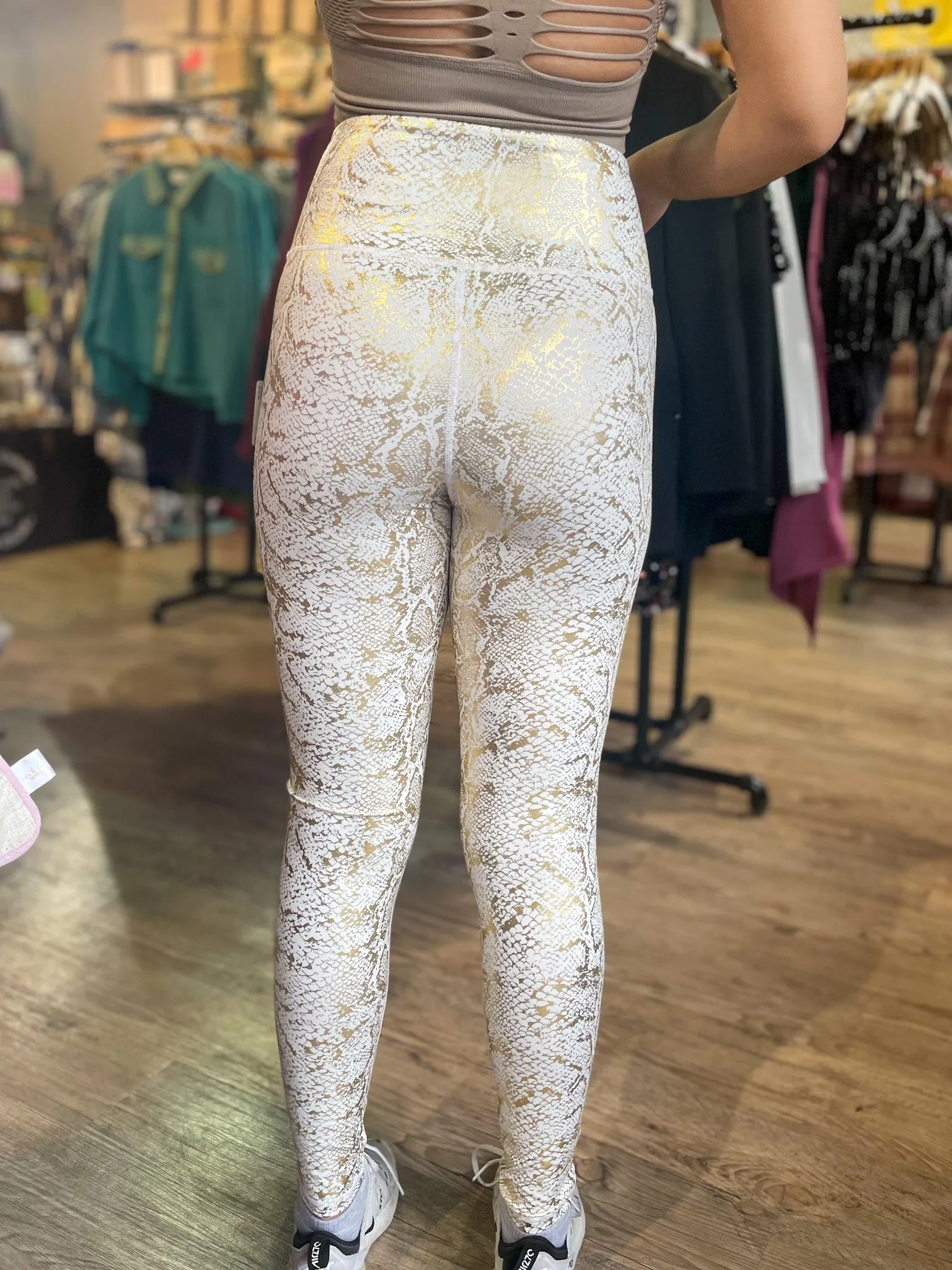 Snake Print Highwaist Leggings