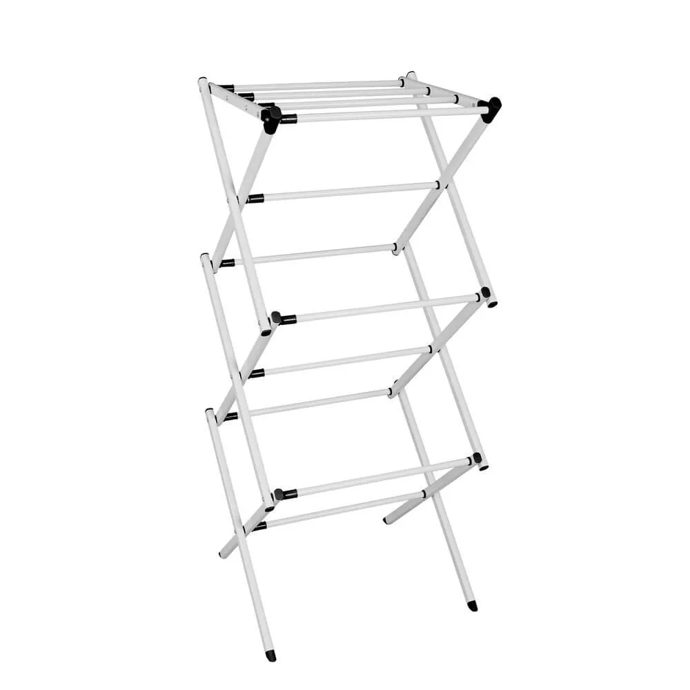 Suite Expandable Concertina Clothes Airer White