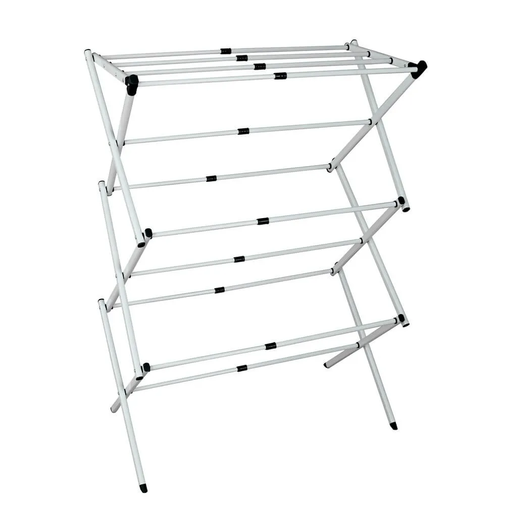 Suite Expandable Concertina Clothes Airer White