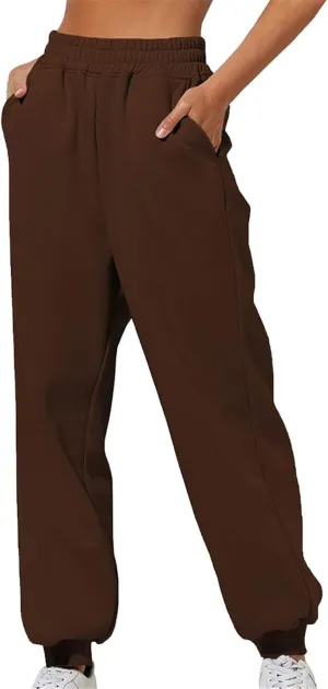 Sweatpants Women Baggy Solid Color Drawstring Womens Pants Fall 2024 Sweat Pants Straight Leg Trousers