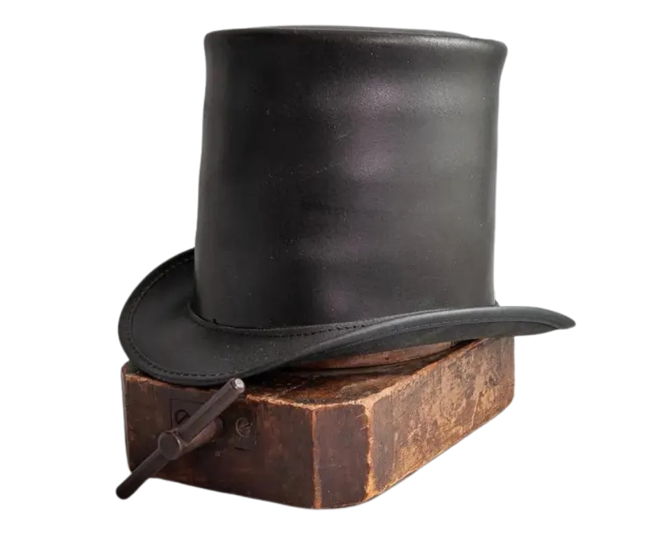 The "Stovepiper" Leather Hat
