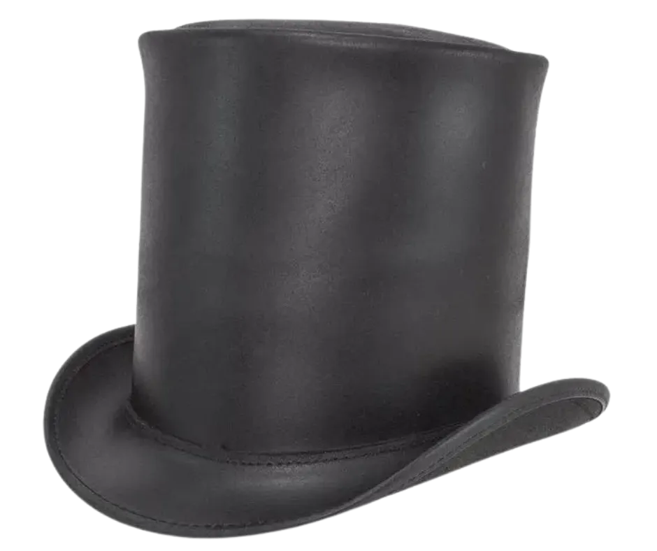 The "Stovepiper" Leather Hat