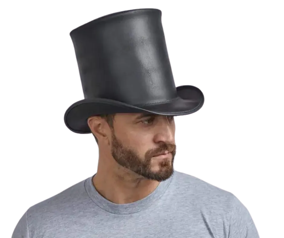 The "Stovepiper" Leather Hat