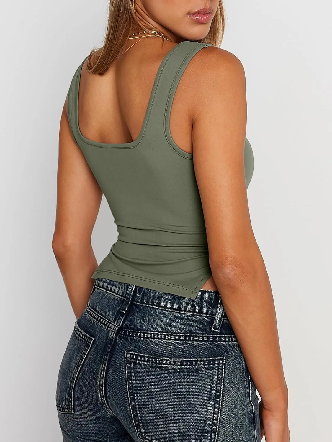 Trendy Queen Womens Going Out Crop Tops Backless Tank Tops Summer Y2k Teen Girls Basics Cute Clothes