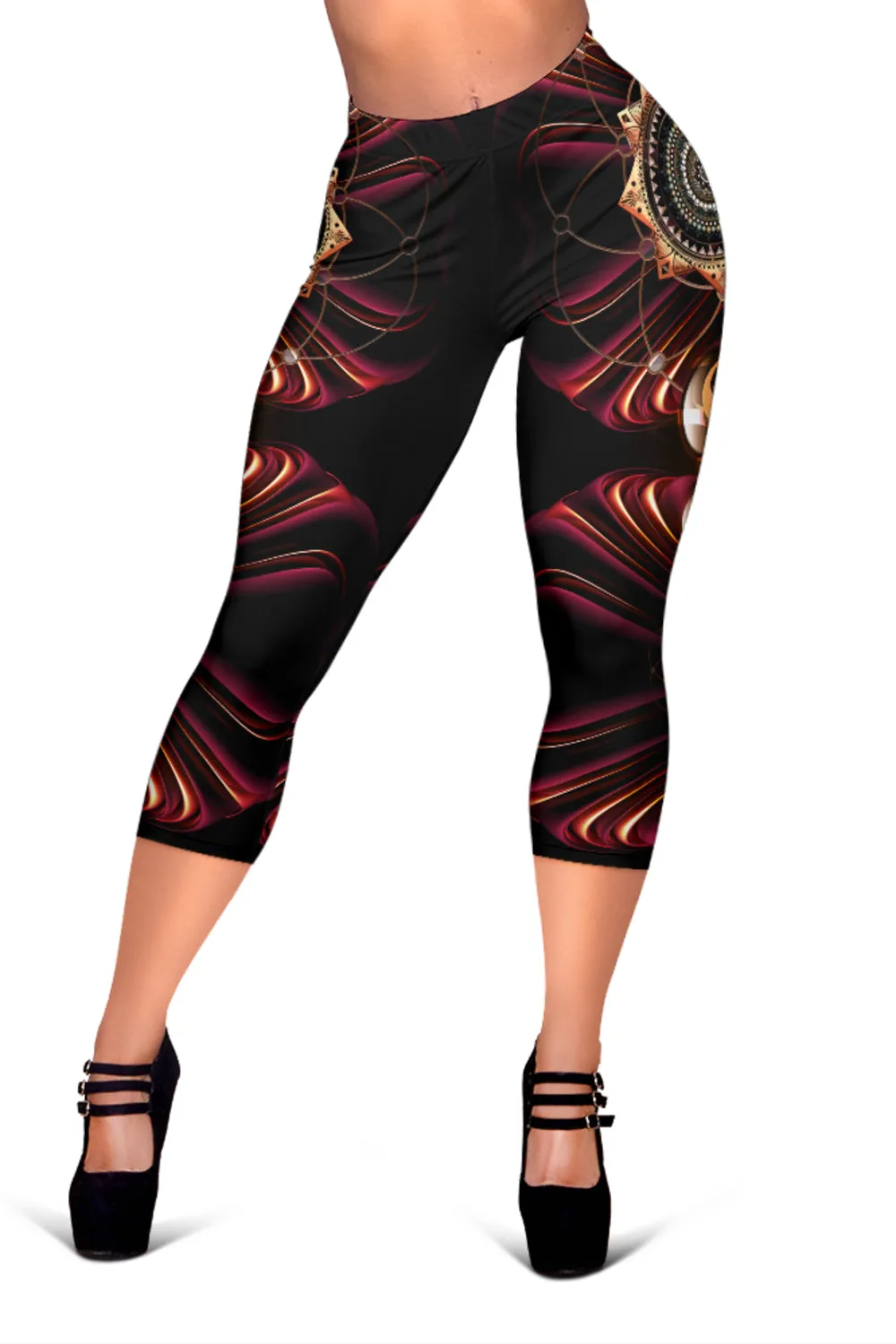 Twist23 | Womens Capris by Cosmic Shiva